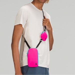 NWOT Modular Phone Crossbody Bag, Sonic Pink/Blue/Black